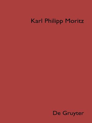 cover image of Karl Philipp Moritz